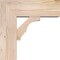 Ekena Millwork Balboa Block Smooth Bracket w/ Offset Brace, Douglas Fir, 7 1/2"W x 20"D x 20"H BKT0806X20X20BOA05SDF - alternate 2